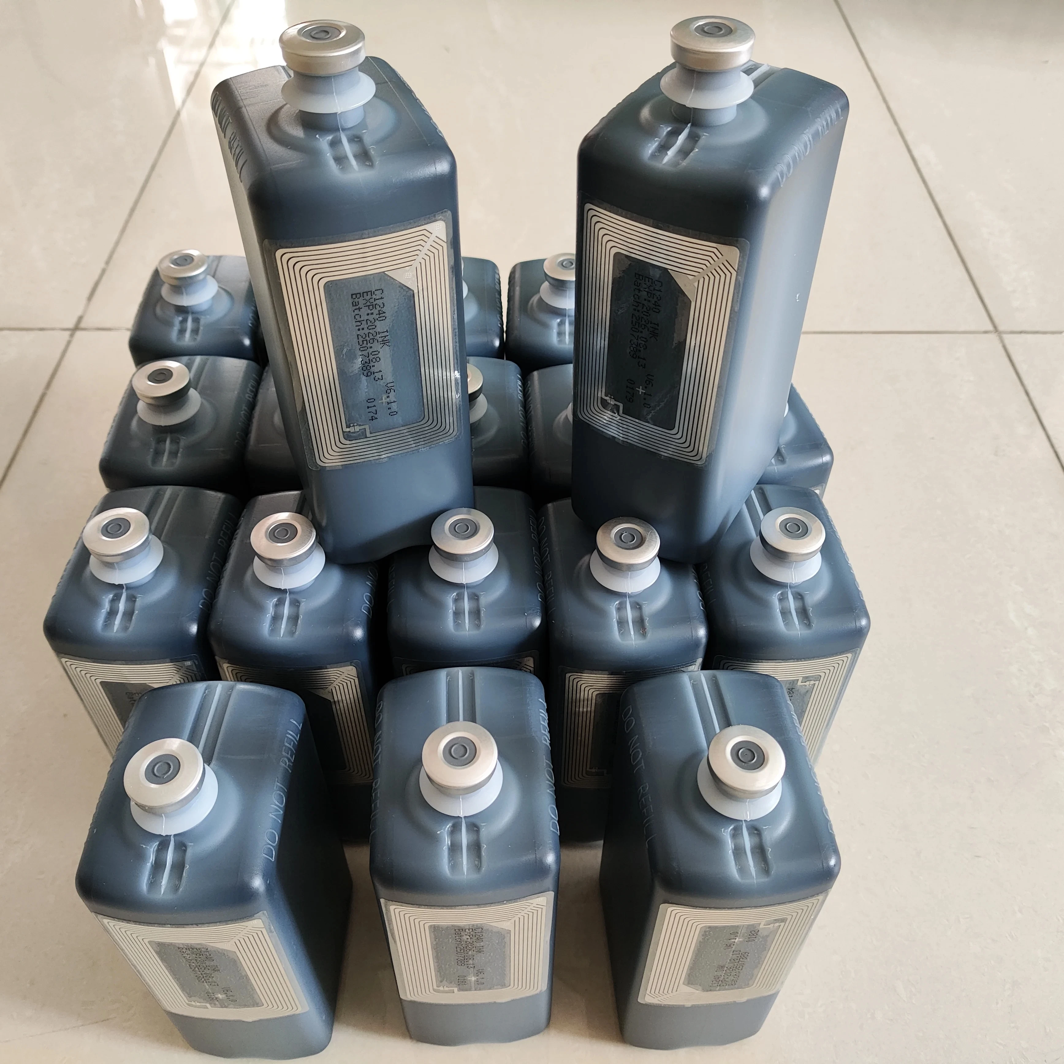 Linx 8900 ink FAC1240 black ink with rfid chip for Linx 89xx 88xx CIJ inkjet printers