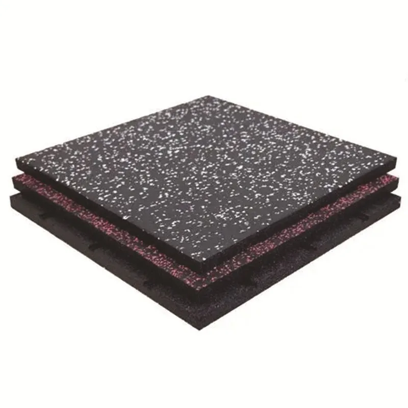No Smell 10mm Thick Anti-Slip Gym Flooring Rubber Granules Tiles for Indoor Gym or Kindergarten Antishock Floor for Playground