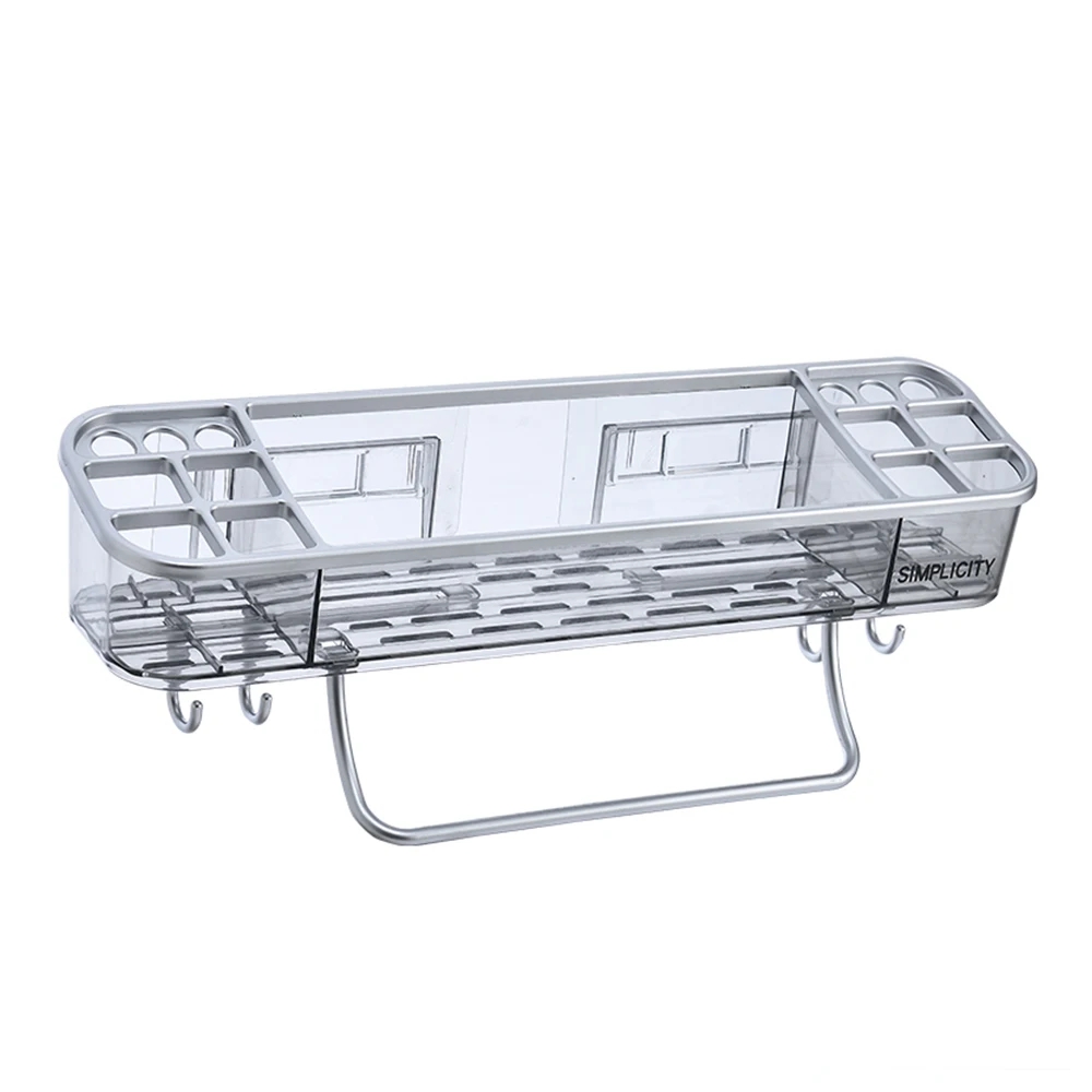 Custom design plastic makeup bathroom storage rack