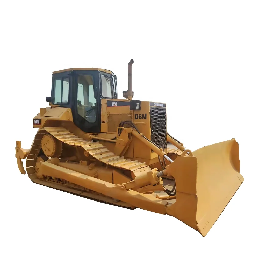 Original Japan Used CAT D6M LGP Crawler Bulldozer In Good Condition