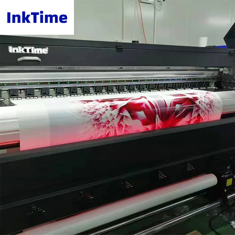 IT-E1802 high quality industrial 1.8m Inkjet eco solvent printer with dx5 Double head for soft film printing