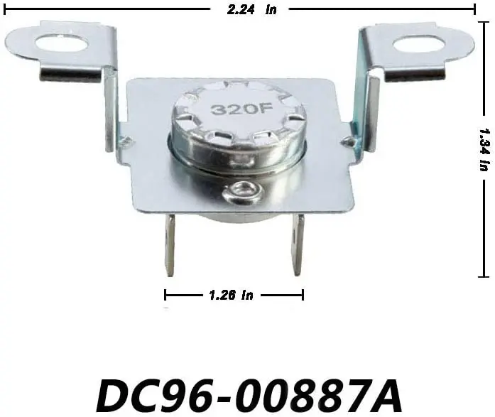 DC47-00016A Thermal Fuse  DC96-00887A Thermal Fuse  DC32-00007A Dryer Thermistor  DC47-00018A Thermostat Dryer Kit