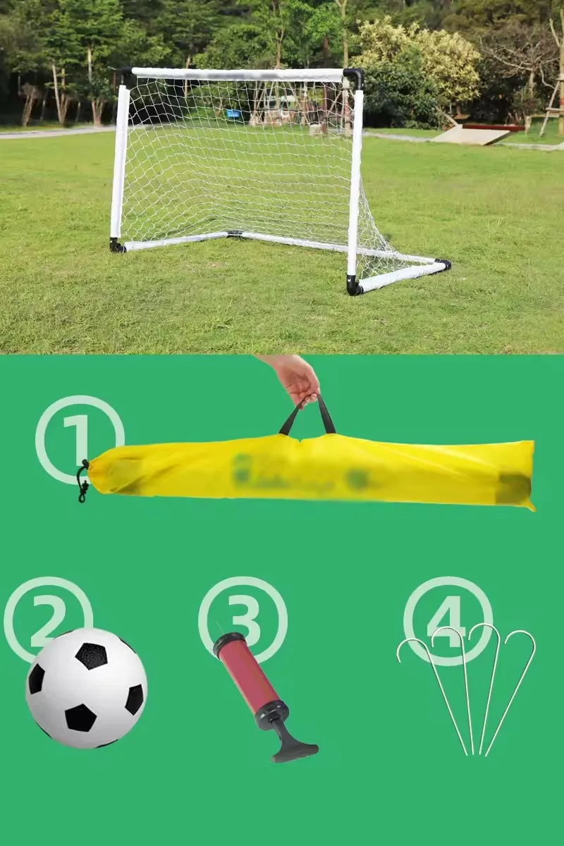 Outdoor sports portable small kids soccer goal post mini football goals children toddler play soccer toys
