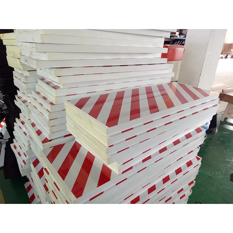 500*100*20mm flat Garage Car Door Protector Self-Adhesive Ultra Thick Anti-Collision Wall Bumper Wavy-Mat foam wall protector