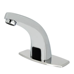 [Лидер продаж] умный бесконтактный смеситель для раковины с инфракрасным датчиком для ванной комнаты, отеля и коммерческого использования-хромированная отделка и экономия воды