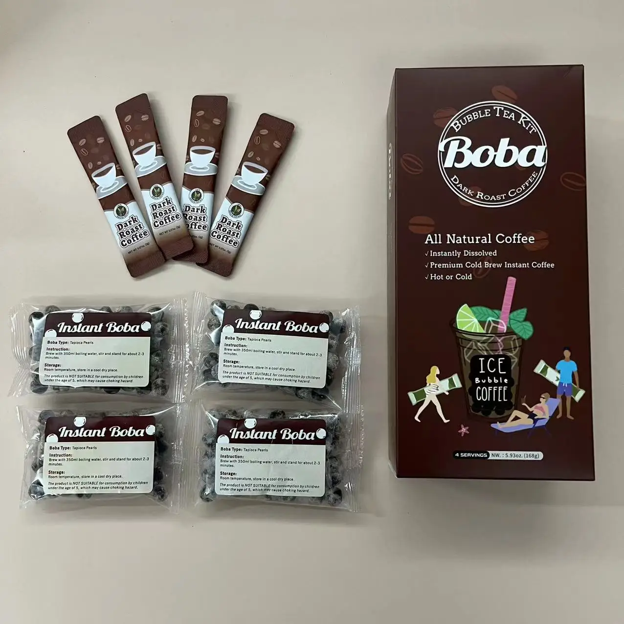 Кофе аромат мгновенный boba пузырьковый чай ингредиенты tapioca