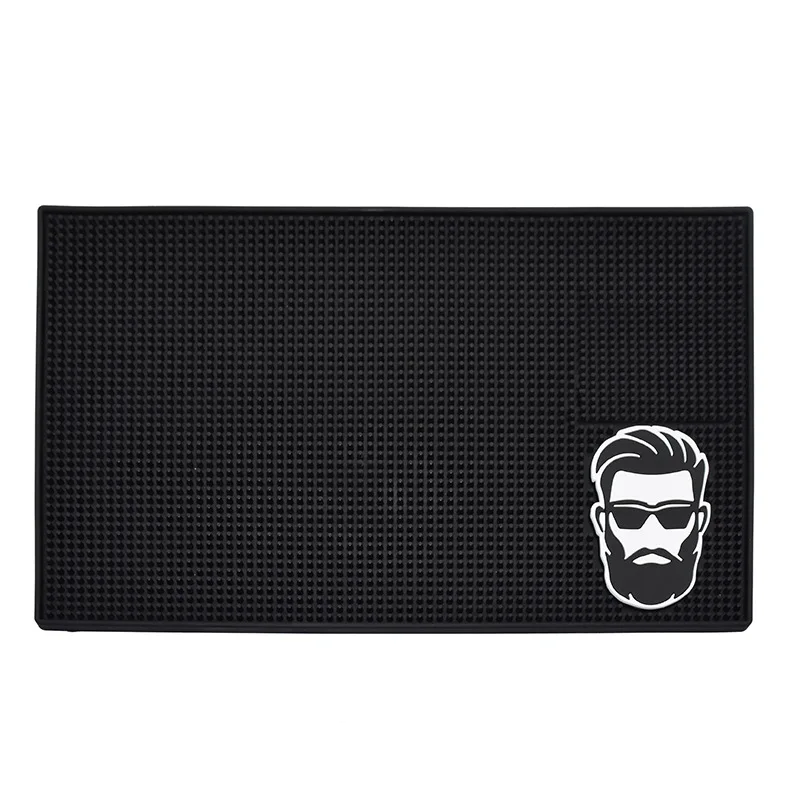 Barbershop Soft Silicone Non-Slip Hairdressing Tools Mat Pro Salon Hair Clippers Scissors Comb Pad Hairdresser Cushion