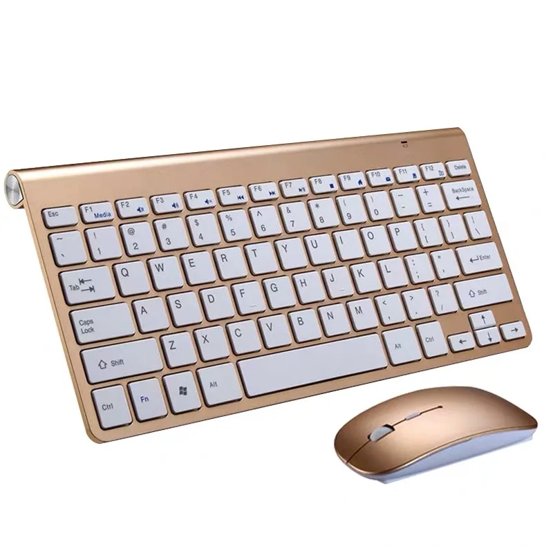 
Low price new fashion 2.4G Optical 1600CPI mini wireless keyboard set 