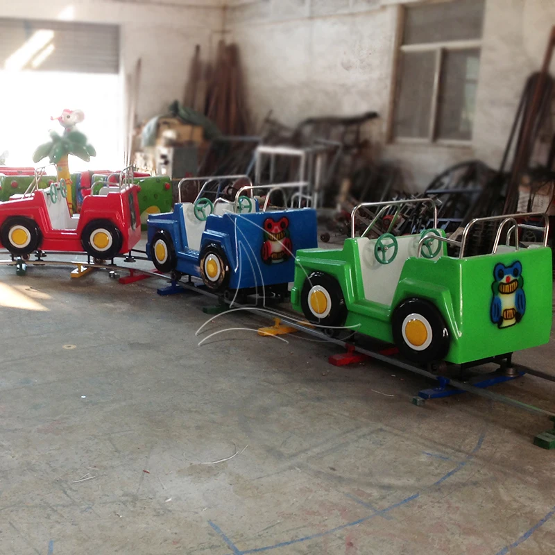 amusement train adult and kids Ride train set garden electric track train rides with Track