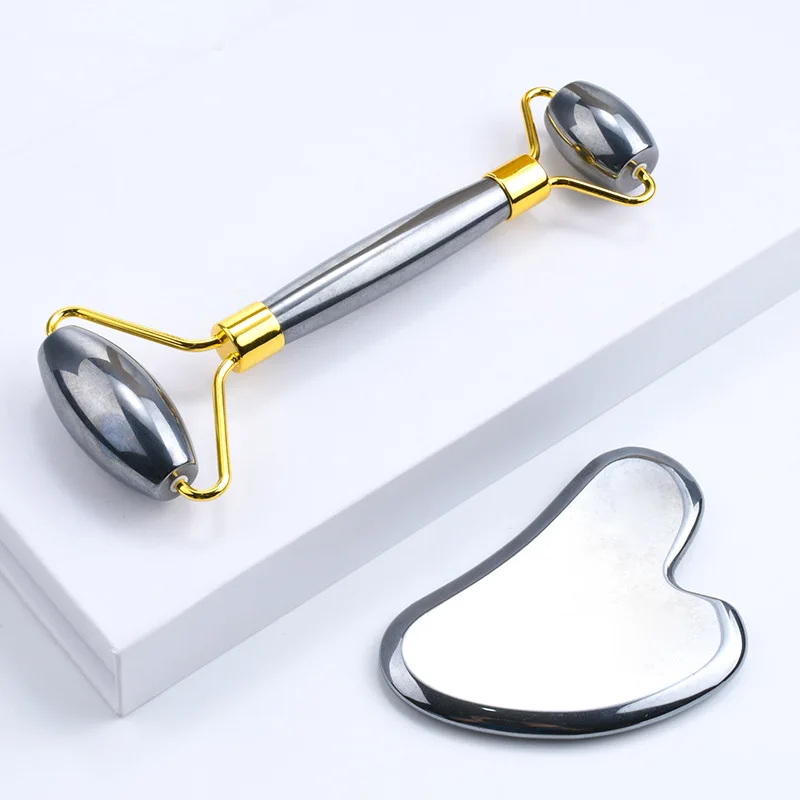 Terahertz Therapy Tool Terahertz facial roller and guasha set Treatment Facial Massage Tools