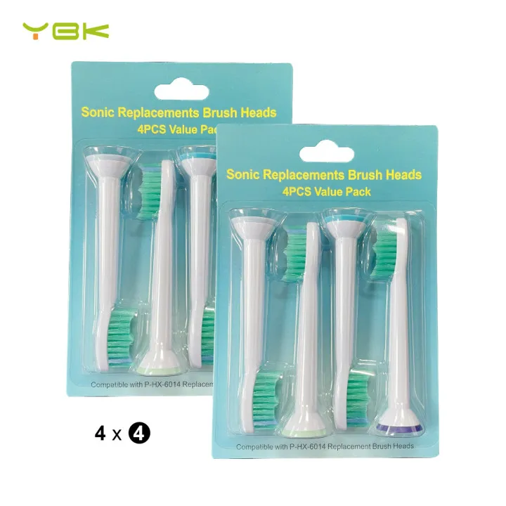 16 pcs  Sonic electric toothbrush heads 16Pack brush replacement  HX6014 oral care health dental gift