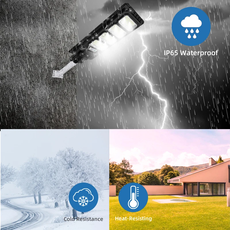 Solar energy integrated solar LED street light ABS housing outdoor IP65 all in one solar street light