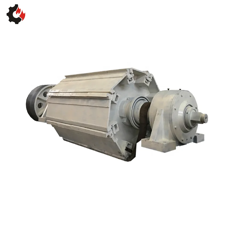 Hammer crusher assembly forged alloy steel crusher rotor shaft