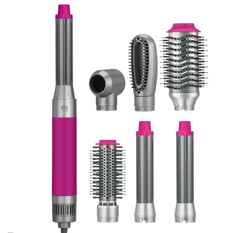 ENZO Multi-Functional Hairdryer With Heat Styling Comb, Automatic Curling Iron, And Blow Dryer One Step Hair Dryer And Styler