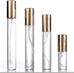Travel-Size Cosmetic Glass Spray Bottles for Perfumes Clear round 5ml 8ml 10ml 15ml Perfume Bottles