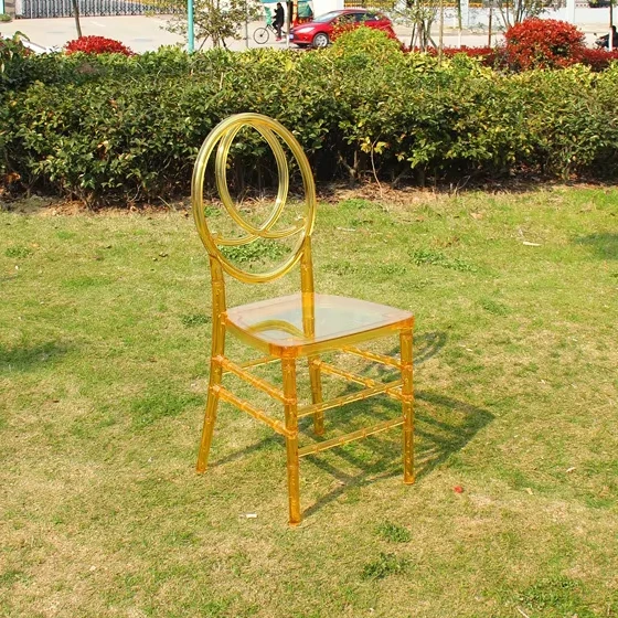French Crystal Dining Plastic Polycarbonate Tiffany Resin Chair Chiavari Event Rental Acrylic Ghost Wedding Chair Clear