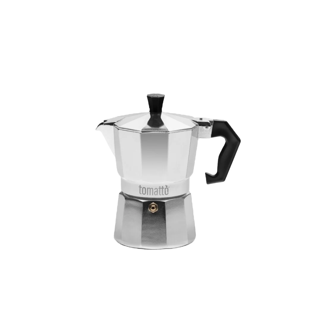 Color Box Handle Moka Coffee Maker 1 Cup for Make The Real Italian Espresso Kitchen Tools Accessories Ergonomic Plastic Aluminum