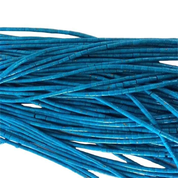 100% Natural Turquoise Heishi Shape Beads
