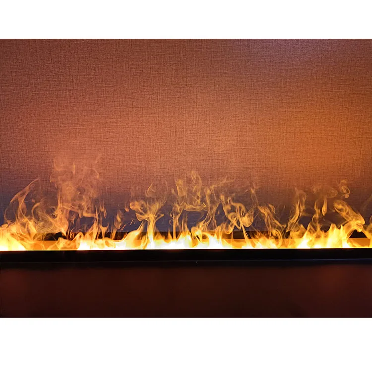 Indoor Decoration Water Vapor Fire Steam Fireplace Insert 7 LED Realistic Flame Colors Steam  Water Vapor Fireplace