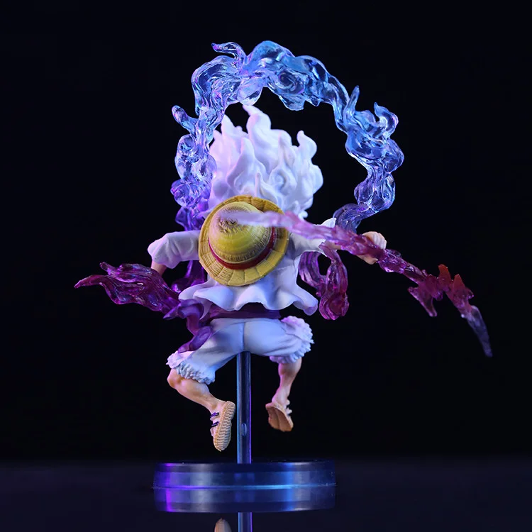 High quality anime one pieces action figure Monkey D. Luffy Nika man  PVC statues Toy 10cm exquisite  ornaments