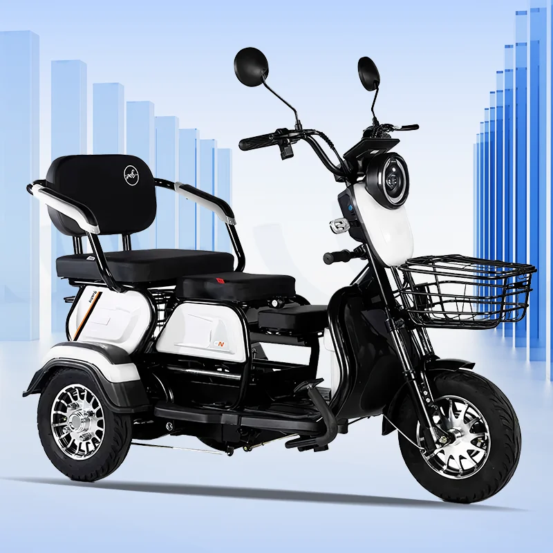 Hotsale Europe Chinese Tandem Motocross Made in China Fast Scooters Price in Paskistan Electric Tricycle for Adult Men and Women