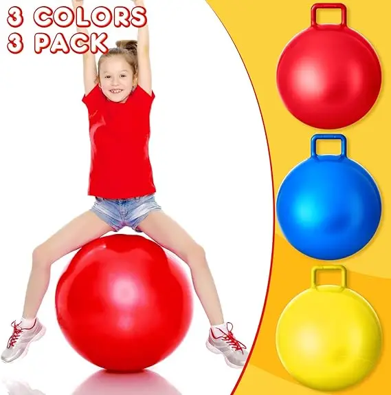 Children 4pcs Hopper Jumping Bouncing for Exercise Toy Color Animal Fitness Children Inflatable Pattern Balls Random