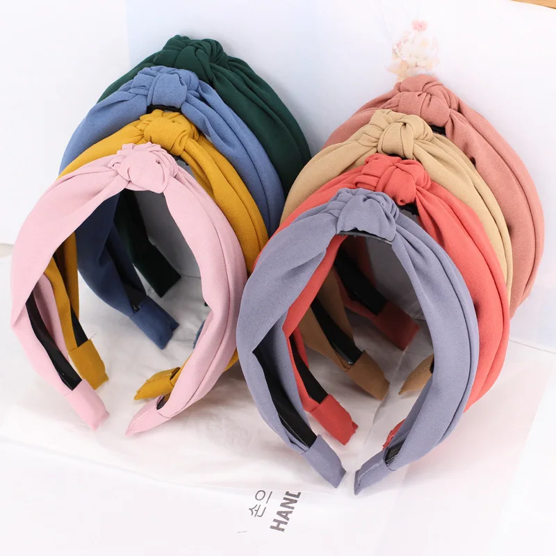  High Quality Women Hair Accessories Fashion Headband Knot New Design Forehead Band