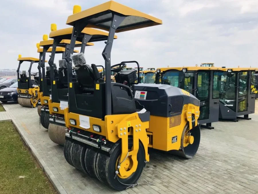 4 ton mini Double drum road roller XMR403 XMR403VT road roller for sale
