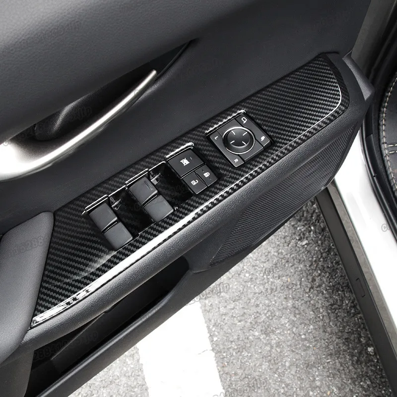 carbon fiber car interior accessories for lexus ux 2019-2022 Ux200 Ux250h gear shift panel seat adjust center control cover auto modify