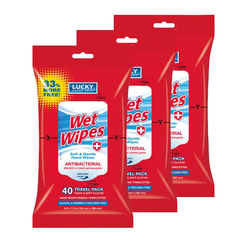 Factory Custom High Quality Sanitary Disinfection Wet wipes  travel For Household Office Travel Cleaning