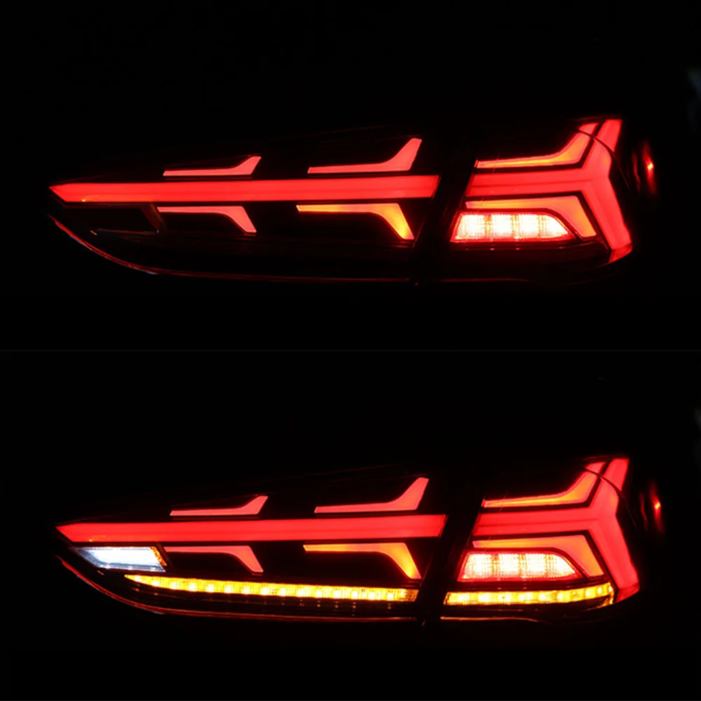 LED Tail Lamp+Turn Signal+Brake+Reverse LED Light Car Styling For Hyundai Sonata 9 Tail Lights 2018 2019