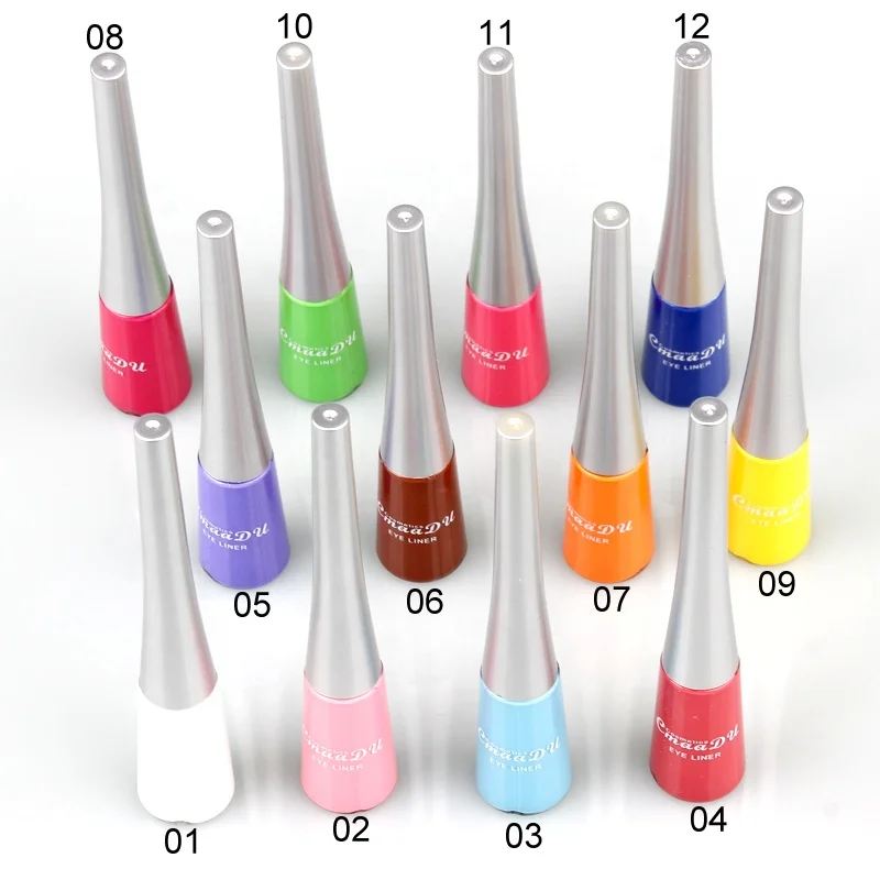 Top Selling Waterproof Longlasting Multicolour Liquid Lashglue Water Activated Magnetic Colorful Liquid Eyeliner