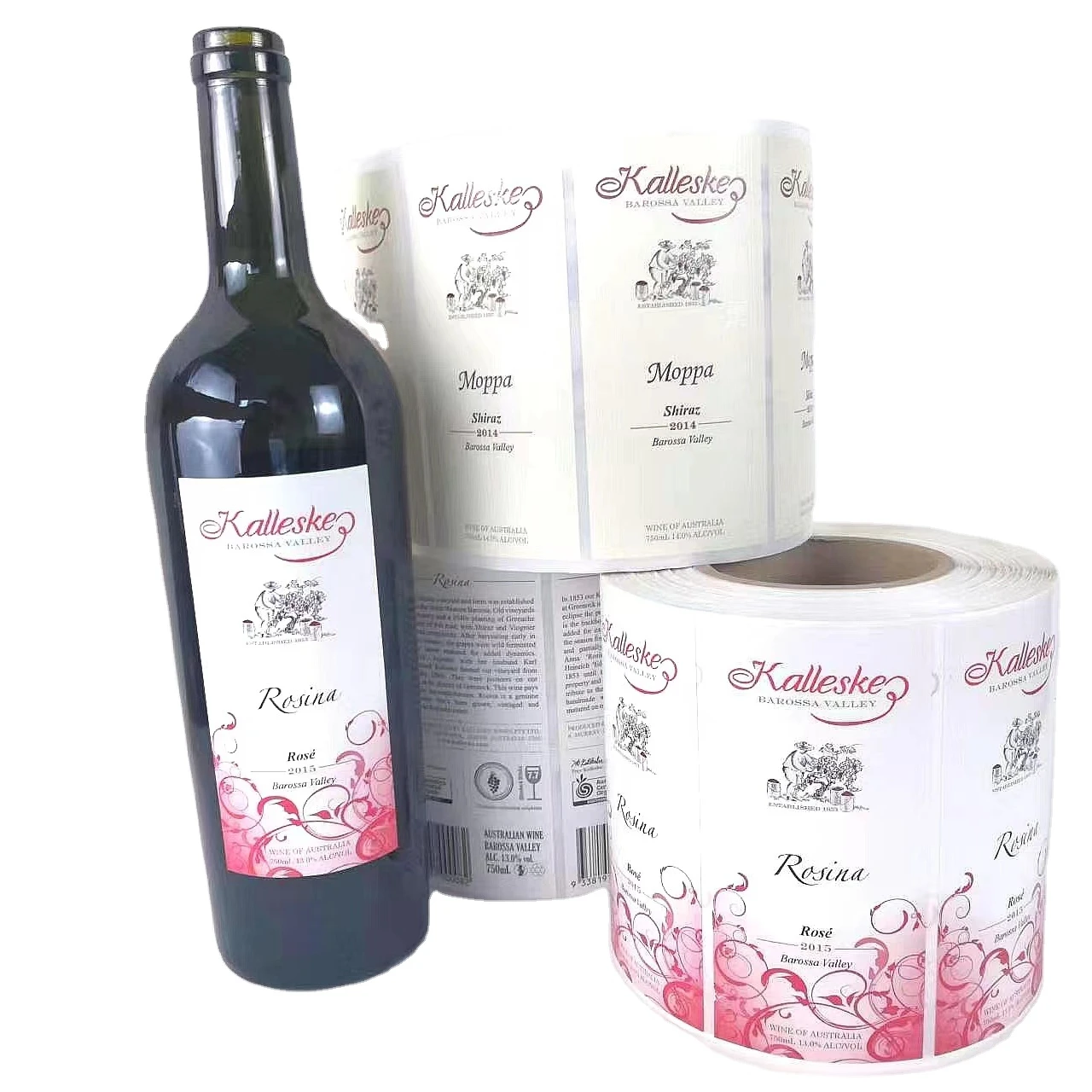 Самоклеящиеся водонепроницаемые виниловые бутылки для вина, пива, меда, сока, минеральной воды на заказ 2022