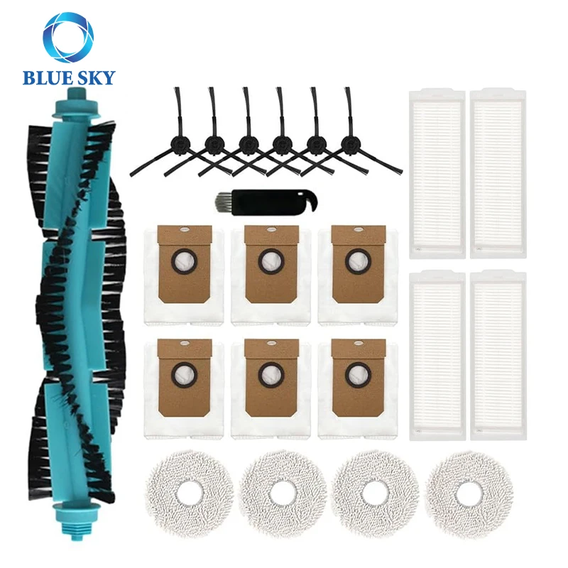 Piezas de repuesto para el Robot Cecotec Conga 11090 Vacuums accesorios con Mopping Pads Roller Side Brush HEPA Filter Dust Bag