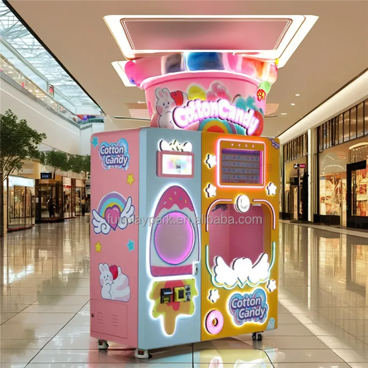 Affordable Commercial  Fully Automated Cotton Candy Automatic Packing Machine with Sizes for Every Venue or Occasion.