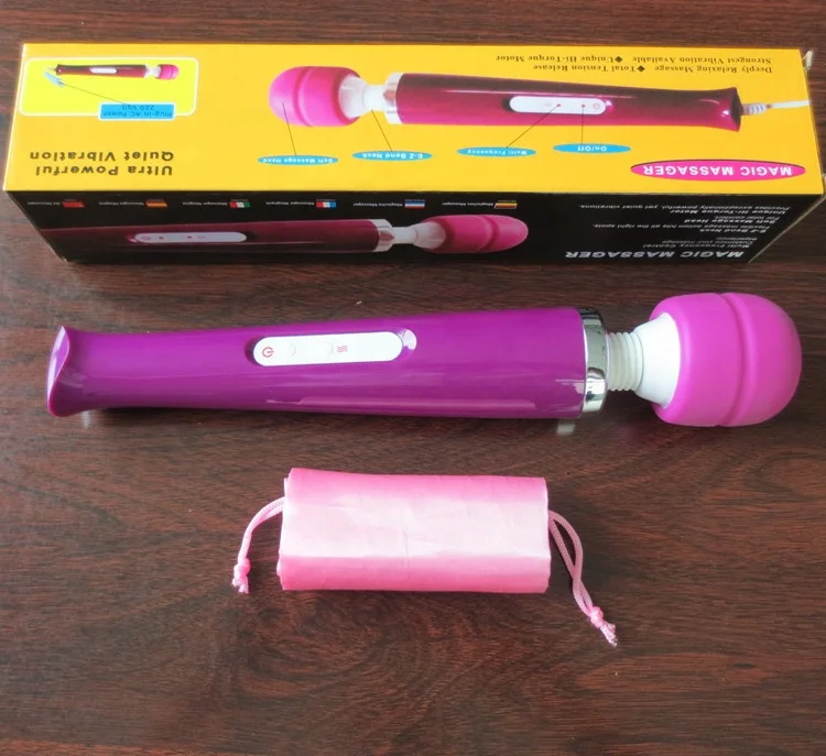 Top Seller Powerful Quiet Vibration Vibrator Super Large Headed Magic AV Wand USB Charging Female Pussy Vaginal Magic Massager