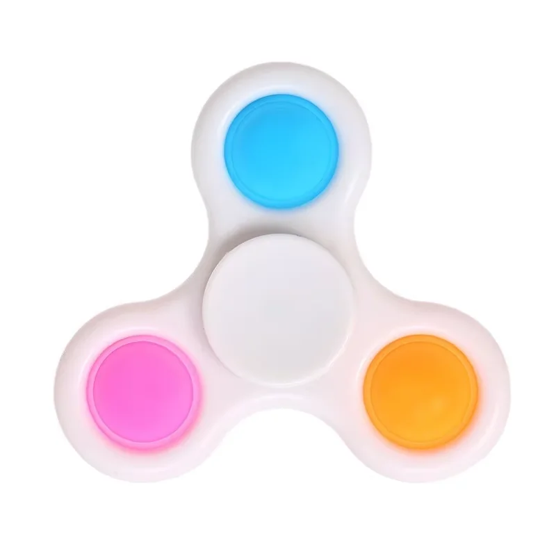 Toys Pressure Relief Gift Fidget Spinner Three-Leaf Creative Toys Double Sided Hand Spinner Finger Gyro Fingertip Gyroscope
