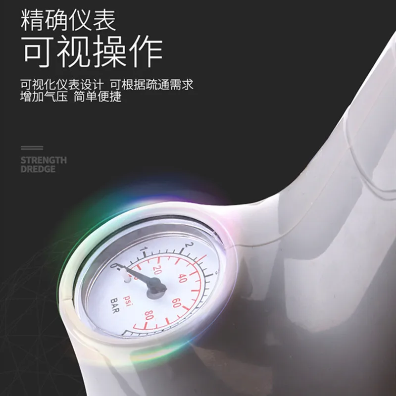 Hot Selling High Quality Magic Air Drain Blaster High Pressure Toilet Pink Pipe Plunger
