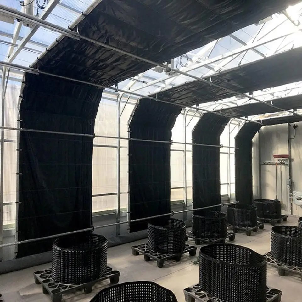 Light Deprivation Greenhouse For Sale Commercial Plastic Film Blackout Greenhouse