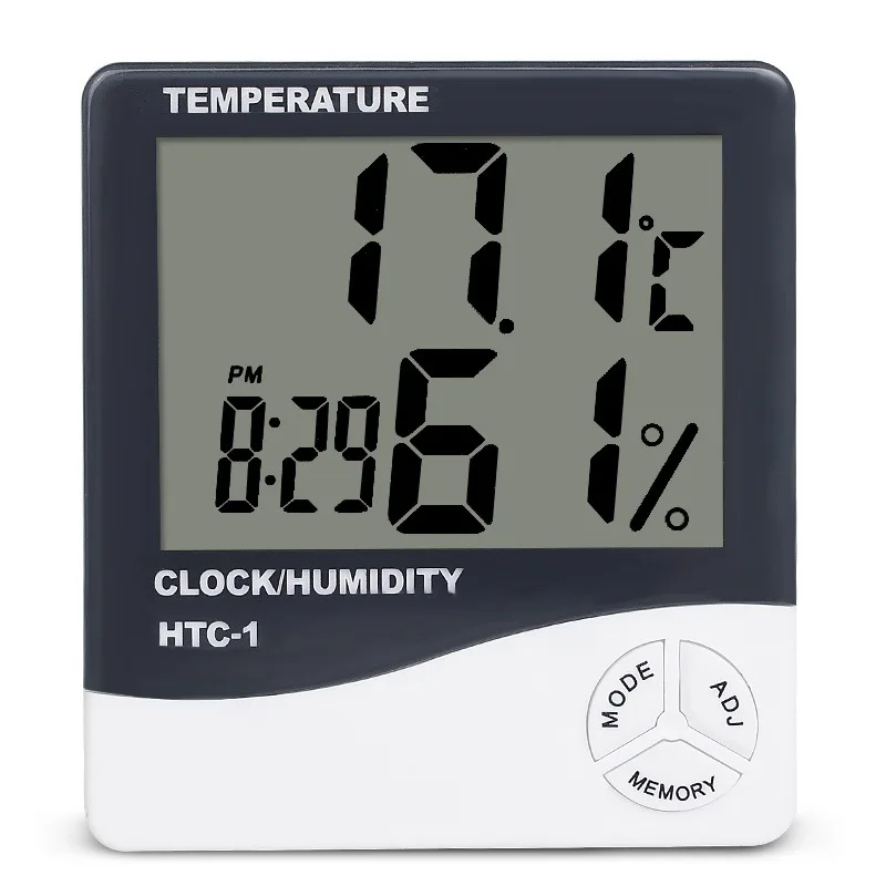 Digital Thermometer Temperature OEM Humidity Meter Hygrometer Indicator Indoor Room With Memory Function For Home Usage