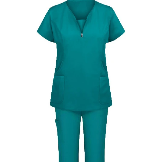 Custom Logo Fashion New Fashionable Medical Disposable Scrubs Suit Fashionable Nurse Hospital Uniforms