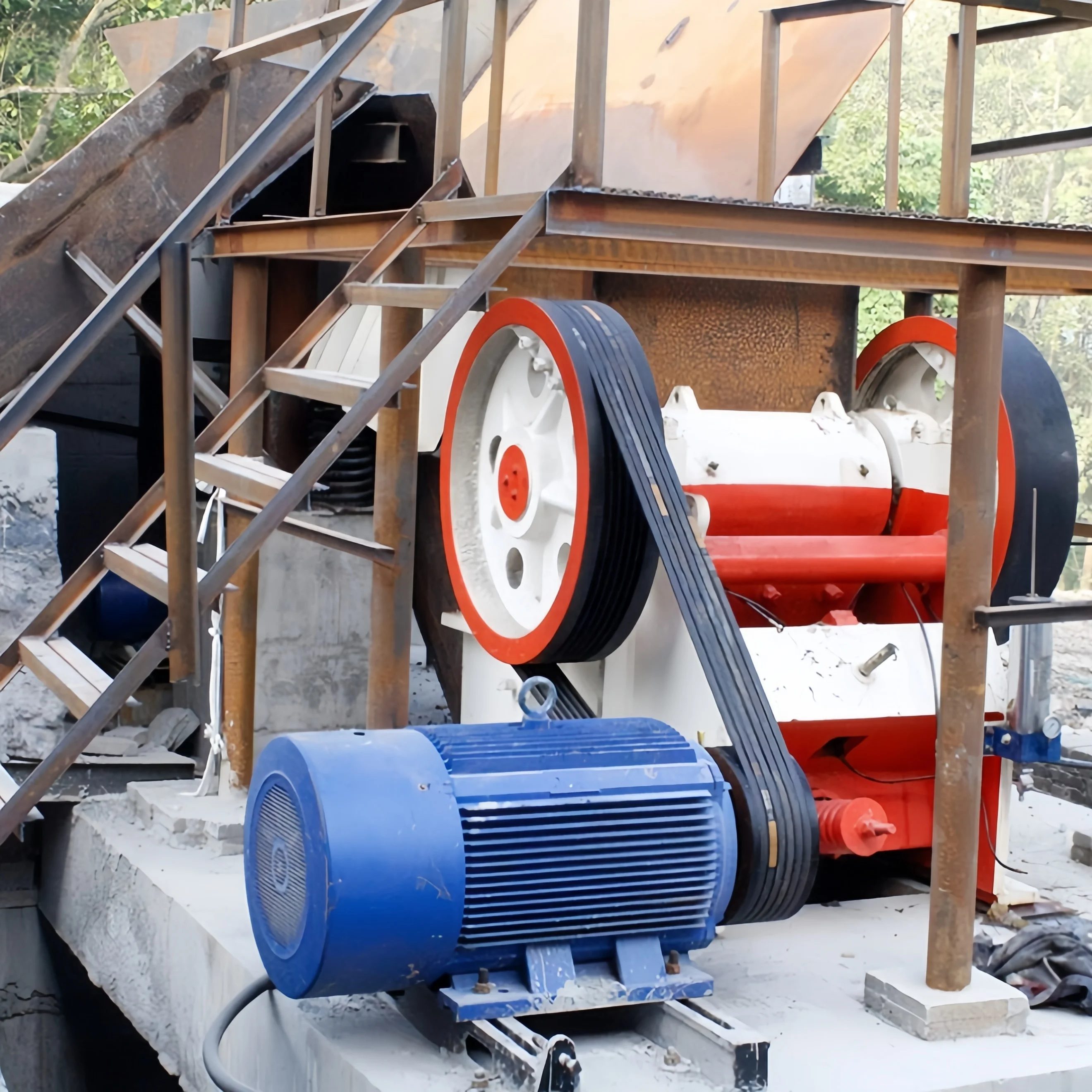 Factory Direct Selling 10-100tph Quarry Limestone Stone Basalt Granite Rock Jaw Crusher