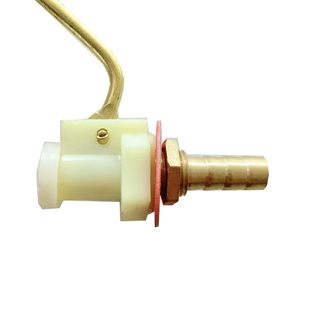 1/4 inch air cooler Components plastic mini brass float floating ball valve with blue plastic ball
