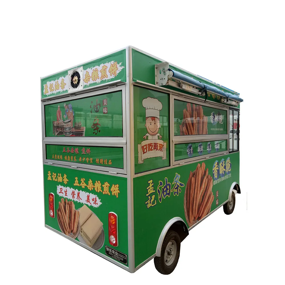 Car For Fast Gourmet Popcorn Camping Kitchen Caravan / Mover Cheap Catering Food Cart With  Camp Trailer Forward