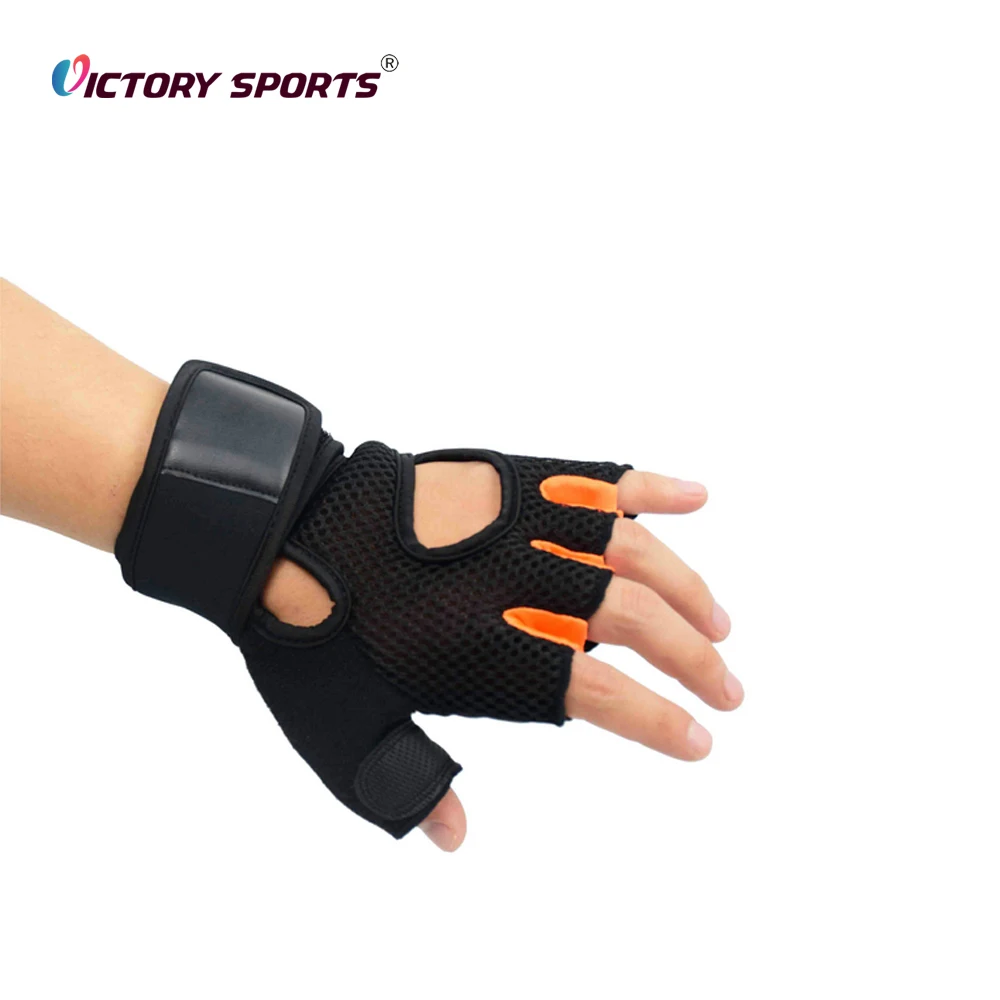Wholesale Custom Gym Weight Lifting Fitness Training Cycling Half Finger Sport Gloves