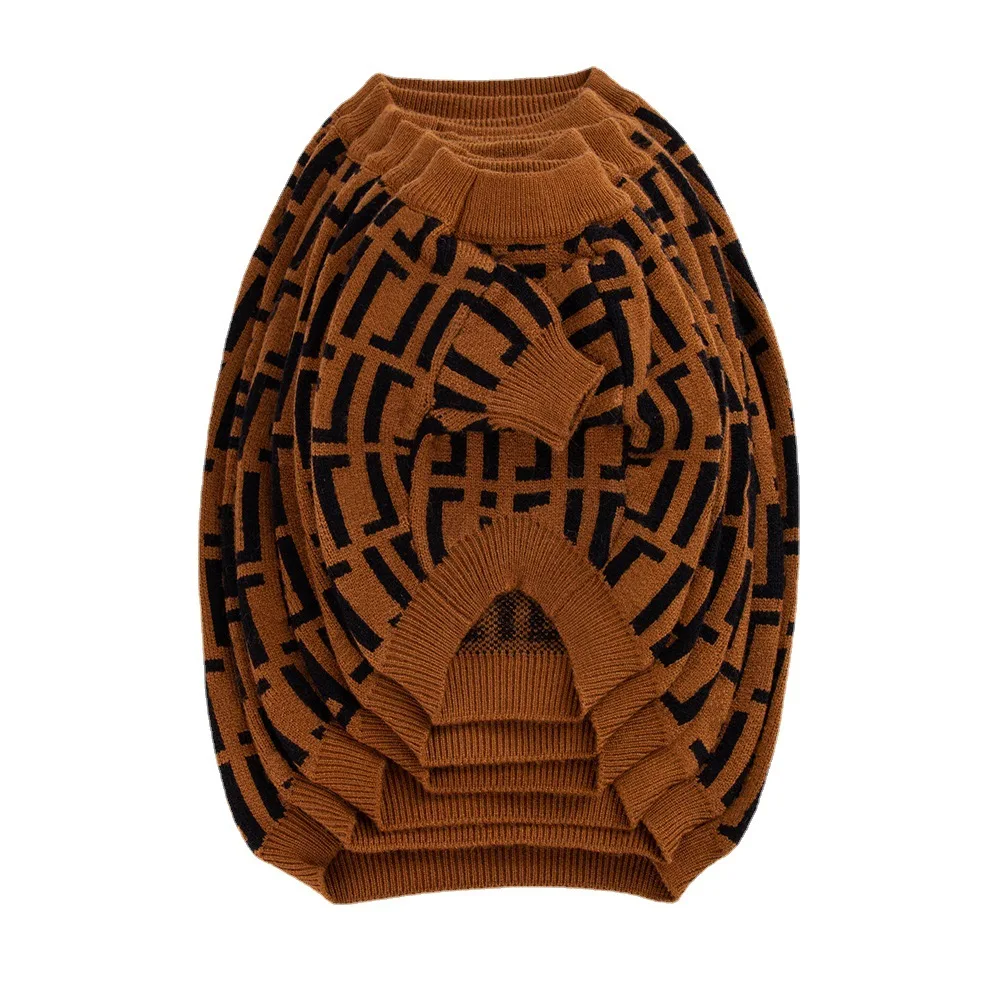 Hot Selling Autumn Fashion Name Branded Customized Small Teddy Luxury Pet Sweaters Dog Clothes Pet Supplies Designer Dog Clothes