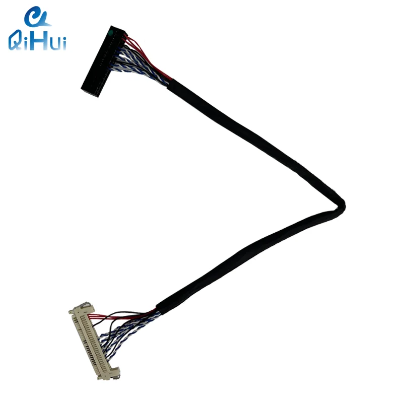 HOT SALE Custom LCD LVDS Cable AIO PC LVDS Cable 30pin LVDS Cable Assembly for LCD Panel TV AIO PC PC Host monitor Line Computer