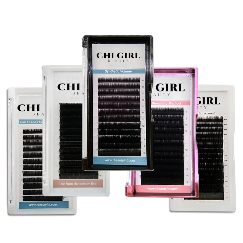 Volume Lash Extensions Supplies Dark Matte Cashmere Lash Trays Fluffy Cashmere 0.07 Eyelash Extensions