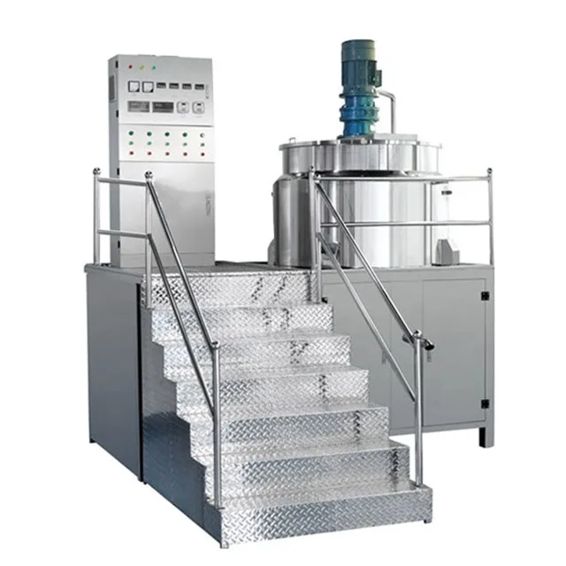 Stainless steel shampoo mixing tank, liquid soap making machine, liquid washing jacket mixer