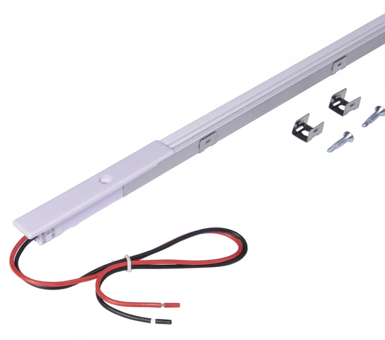  12v24v 2-проводной dc led мини алюминиевый профиль трека система линейный источник направляющей для полки супермаркета трек с входной